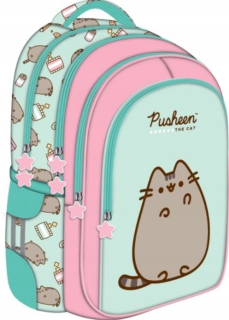 Viackomorový školský batoh Pusheen St. Majewski Odtiene modrej, Odtiene ružovej, Viacfarebné 22 r