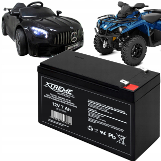 GÉLOVÁ BATÉRIA 12V 7AH UPS ALARM BICYKEL AUTO