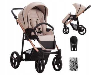 BEBETTO kočík NICO ESTILO PRO 03 Toffee