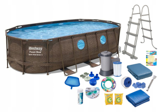BESTORY 56716 STEEL POOL 549x274x122cm 19W1