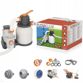 Bestway 58497 Piesok čerpadla 5678L / H + Chemconnect