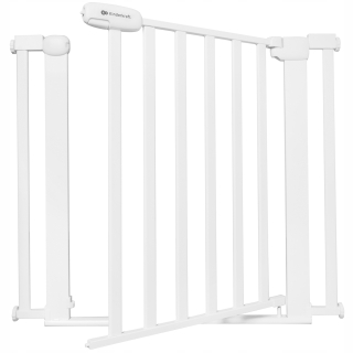 Zábrana na dvere, krb, schody Príslušenstvo Kinderkraft, skrutkovacie, rozťahovacie, biele