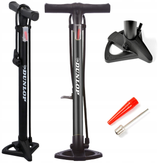 DUNLOP BIKE FLOOR PUMP podlahová pumpa čierna
