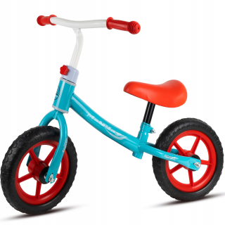 MalPlay 12" balančný bicykel červená, modrá
