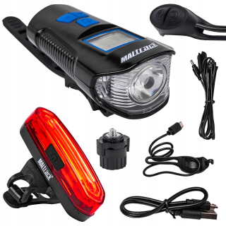 MalTrack 110423 osvetlenie na bicykel 300 lm USB