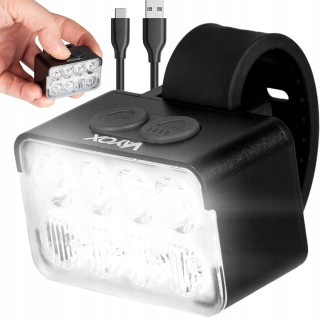 Svetlo na bicykel Vayox VA0151 8 X LED 900 lm batéria