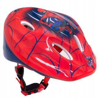 Spider-Man Seven 9057 červená cyklistická prilba