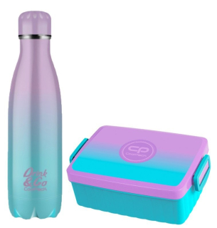 CoolPack fľaša na vodu 500 ml + DETSKÁ OBEDOVÁ TAŠKA S ZÁPADKOU