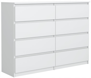 Komoda Meble Masztalerz POLA 120 x 39 x 101cm matná biela