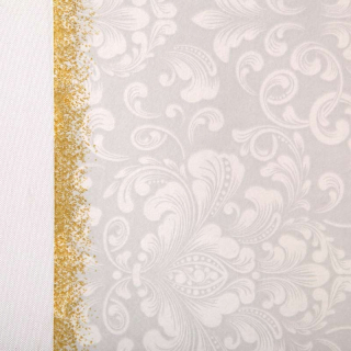 Obrus na párty - Phlizeline behúňa Silver-gold 40cmx24m