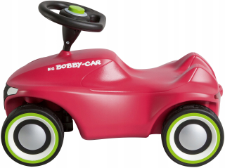 Chodítko pre deti - VEĽKÝ RIDER Walker BOBBY CAR NEO RUŽOVÉ TICHÉ KOLESÁ