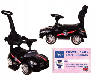 VEĽKÁ JAZDA, CHODÍK, PUSH 3v1, AUTO, AUTO S TLAČOM + VODIČSKÝ PREUKAZ