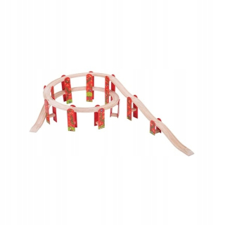 Dráha pre deti, stavebnica - Bigjigs: RollerCoaster BJT121