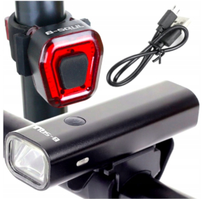 ZK-T LED osvetlenie na bicykel LEDCREE 1000 lm bateria + LED BICYKEL BATÉRIA ZADNÁ BATÉRIA USB ČERVENÉ SVETLO 5 REŽIMOV