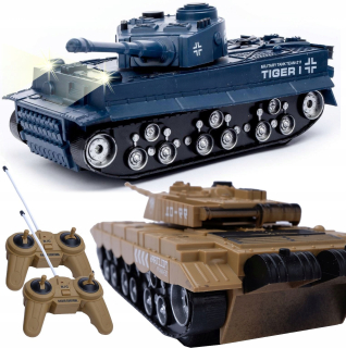Auto na diaľkové ovládanie - Tank nádrž diaľkovo ovládané tiger hra