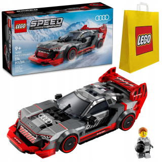 LEGO Speed Champions 76921 Audi S1 E-tron Quattro + LEGO 6315792 PAPIEROVÁ TAŠKA VP MEDIUM M 34X41X10 TE