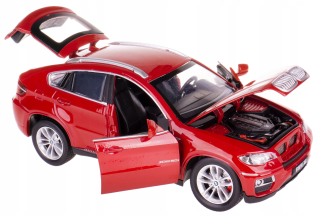 Autíčko pre deti - BMW X6 Metal Model 1:26 Light Ministerstvo Sound