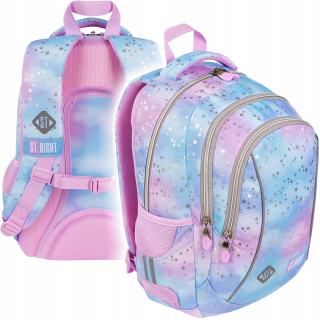 ST.RIGHT viackomorový školský batoh Shades of blue, Shades of pink, Multicolor 20 l