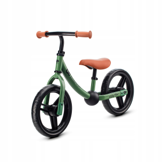 Kinderkraft 2WAY NEXT 12" balančný bicykel Hnedá, Čierna, Ružová