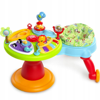 Interaktivny stolik pre deti -  Bright Začína Tabuľka 3v1 Jumper Chair Walker