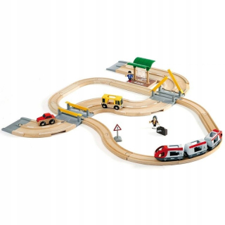 Dráha pre deti, stavebnica - Brio 33209 Tores a Road Traveler Kit