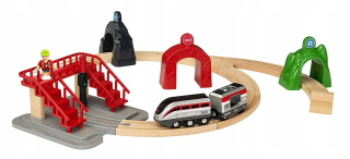 Dráha pre deti, stavebnica - Brio 33873 set s lokomotív a podiely tunelov
