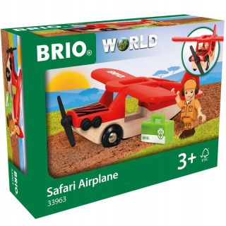 Dráha pre deti, stavebnica - Brio 33963 Safari lietadlo