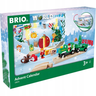Drevená dráha pre deti - BRIO Adventný kalendár - front