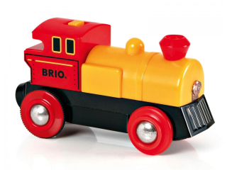 Dráha pre deti, stavebnica - BATIO BATTERY LOCOMOTIVE ŽLÚČOVACIA STLAMENIA 33594