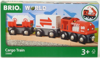 Dráha pre deti, stavebnica - BRIO-VLAKOVÉ CARGO-33888