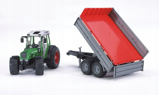 Traktor - Bruder 02104 Traktor Fendt 209S s prívesom