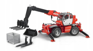 Detský báger - Nabíjačka Bruder 02129 Manitou s príslušenstvom