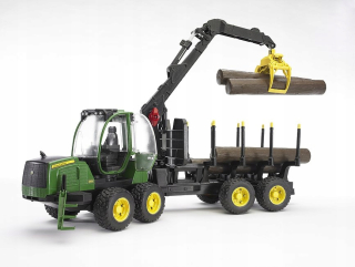Traktor - Bruder 02133 súprava Lesné stroje John Deere