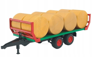 Traktor - Bruder 02220 Hay trailer + 8 Bel