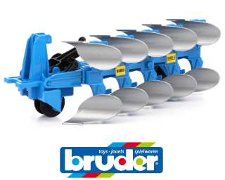 Traktor - Bruder 02331 5 radličkový pluh, otočná hračka