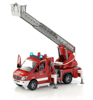 Hasičské auto - Bruder 02532 Sprinter Fire Brigade + Module