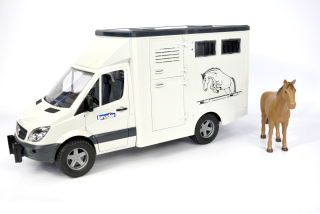 Tatra, nákladné auto - Bruder 02533 Sprinter na prepravu Mercedes