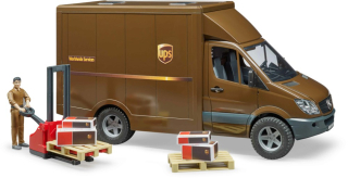 Tatra, nákladné auto - Bruder 02538 Mercedes-Benz Sprinter UPS s postavou