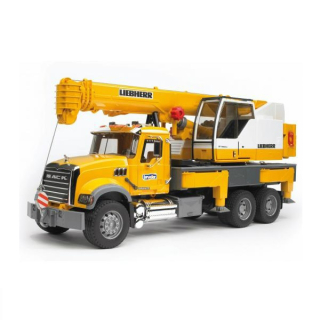 Žeriav pre deti - Bruder 02818 Mack žeriav Liebherr 1,3 m
