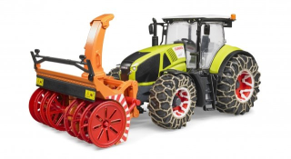 Traktor - Bruder 03017 Traktor Claas s snežný pluh