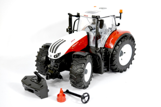 Traktor - Bruder 03180 Traktor Steyr 6300 odskrutkovať New Wheels