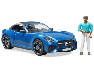 Autíčko pre deti - Bruder 03481 Auto Roadster s odnímateľnou strechou