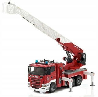 Hasičské auto - Bruder 03590 Scania hasičov signalizácia