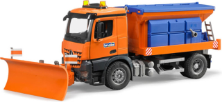 Tatra, nákladné auto - Bruder 03685 Mercedes Snings Sandbox Plough