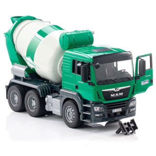 Domiešavač autíčko pre deti - Bruder 03710 Betónový mixér Man Green Original