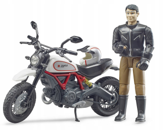 Autíčko pre deti - Bruder 63051 Motor Ducati s vodičom hračkou