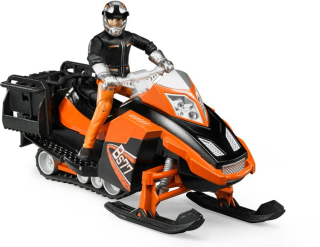 Detská motorka - Bruder 63101 snežným skútrom sa vodič + príslušenstvo