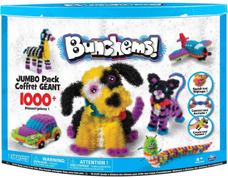 BUNCHEMY FAREBNÁ VELCRO SADA XXL 1000 KS + 50 ELS