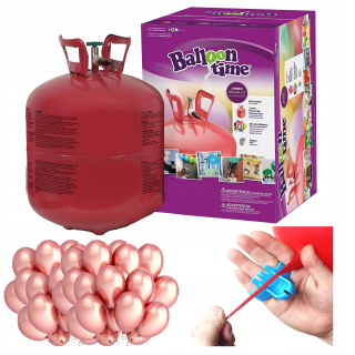 Balóny na párty - Valec s héliom narodeniny balóniky 0,25 m3 hélia