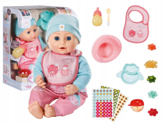 Bábika Baby Annabell - Detská Annabell 702987 Obed Doll Time + príslušenstvo